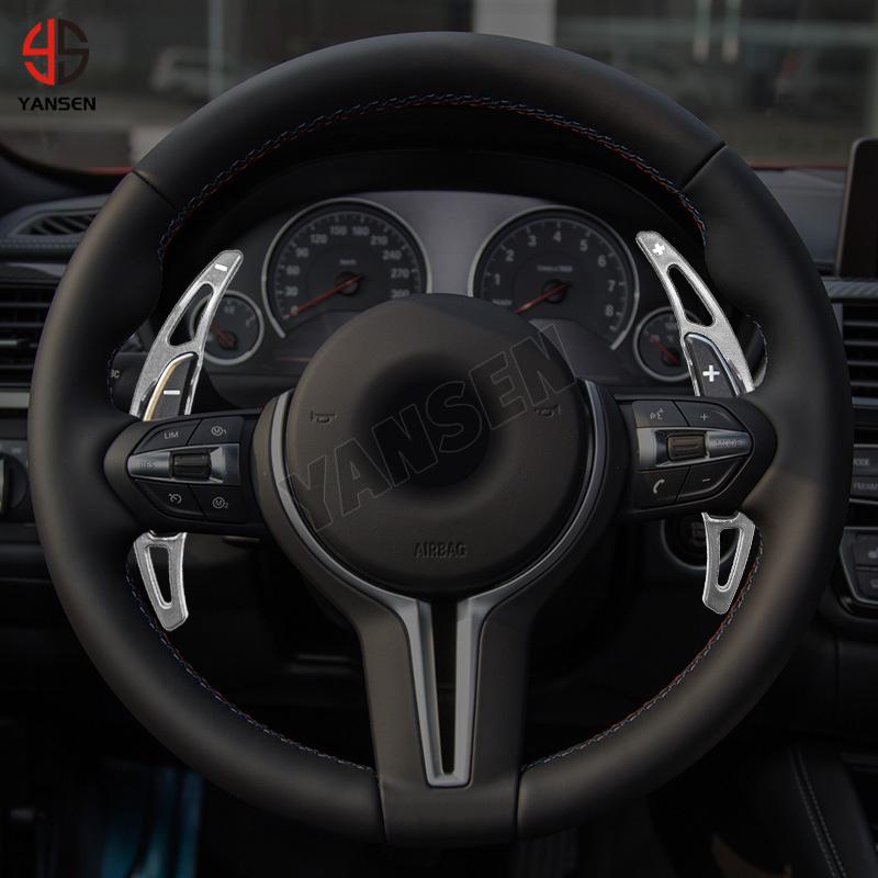 Car Steering Wheel Shift Paddle Shifter Extension For BMW M2 F87 M3 F80 M4 F82 M6 X5M X6M 2016 2017 Accessories