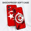 Black Tpu Case For Realme Q5 X XT X2 X3 Superzoom X50 V13 Q3i X7 PRO Ultra GT Master Edition Tunisia Flag
