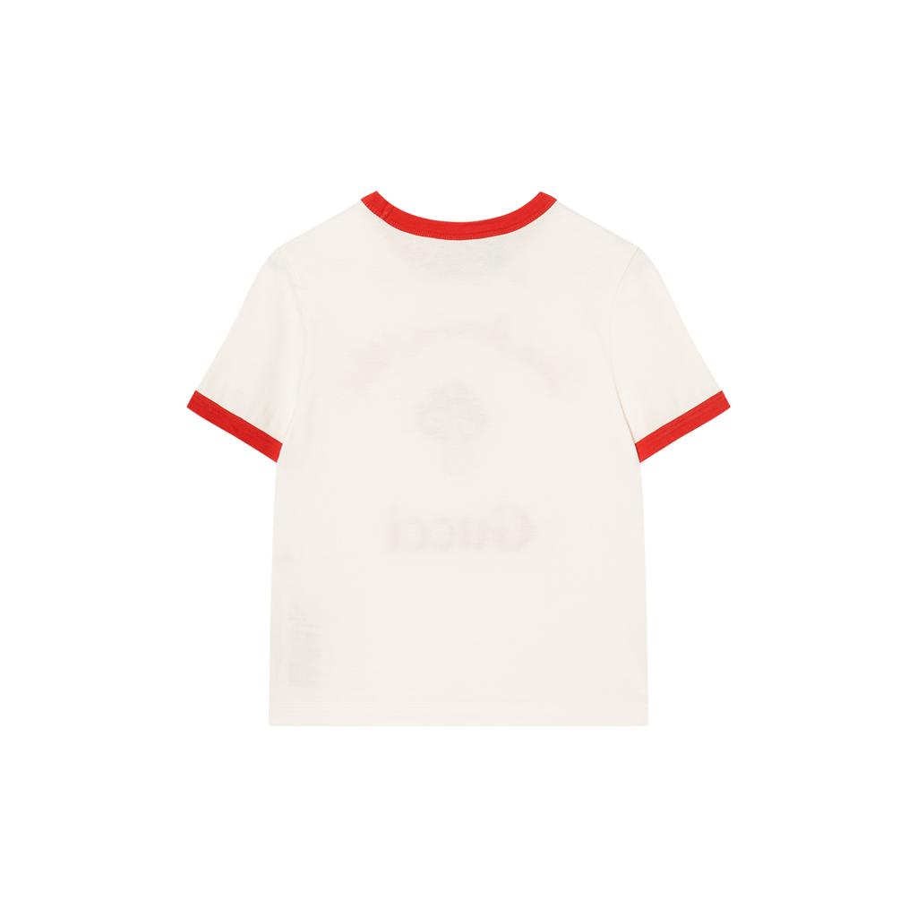 GUCCI T Shirts Women's Ecru Crew Neck Moderate 723566-XJFT2-9088