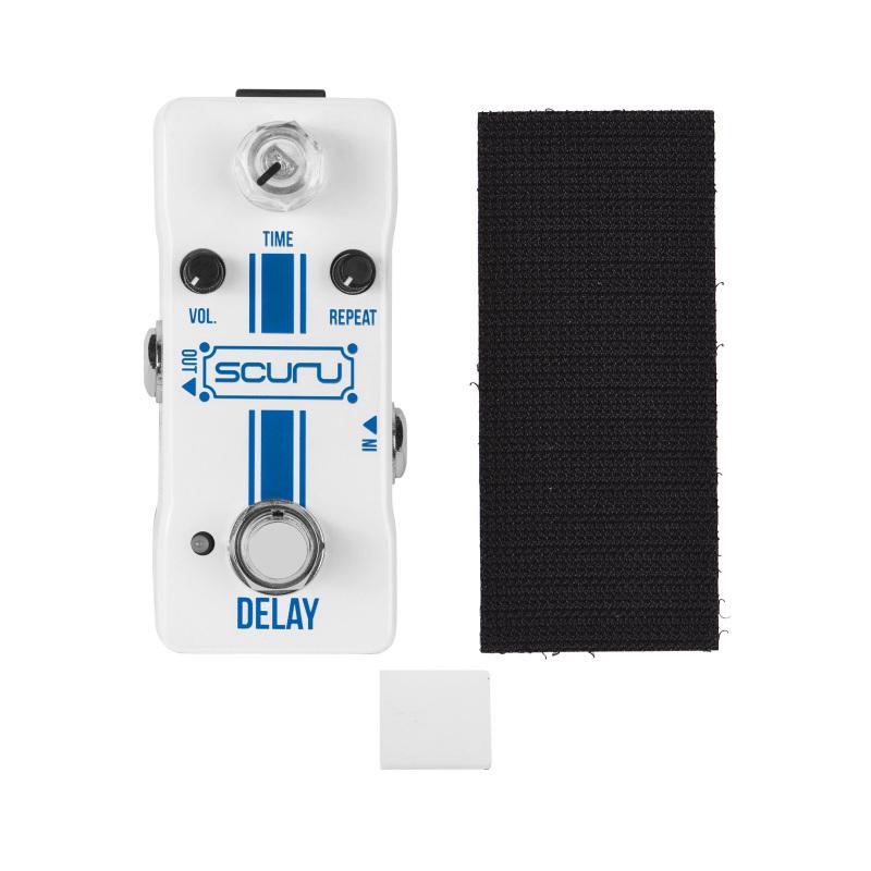 

Guitar Delay Effects Pedal TIME/VOL/REPEAT Comprehensive Controls DC 9V 6.35mm Input/Output Interface Vintage Analog Delay