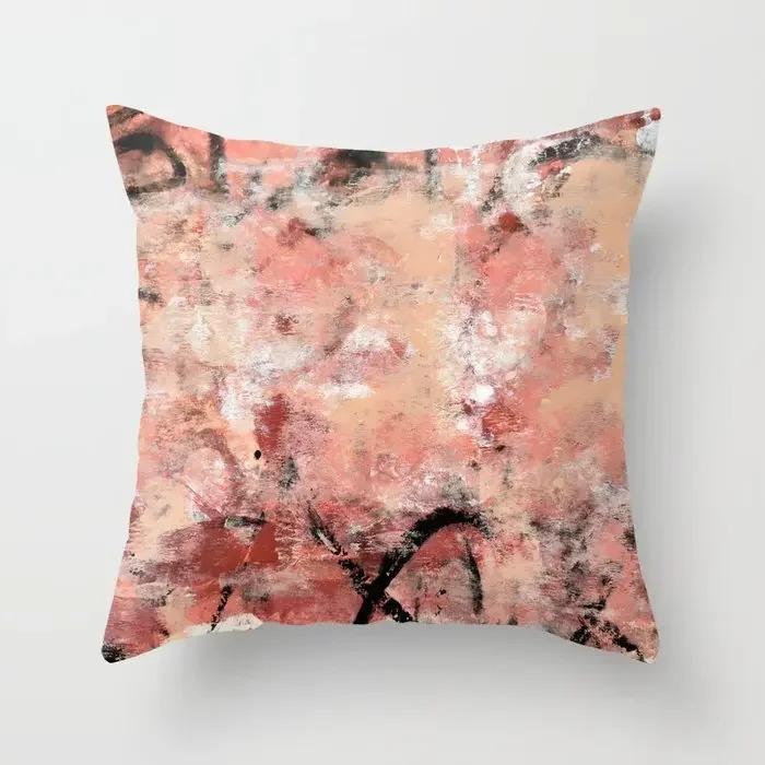 Fashion Abstract Blue Pillowcase Car Pillow Sofa Cushion Cover