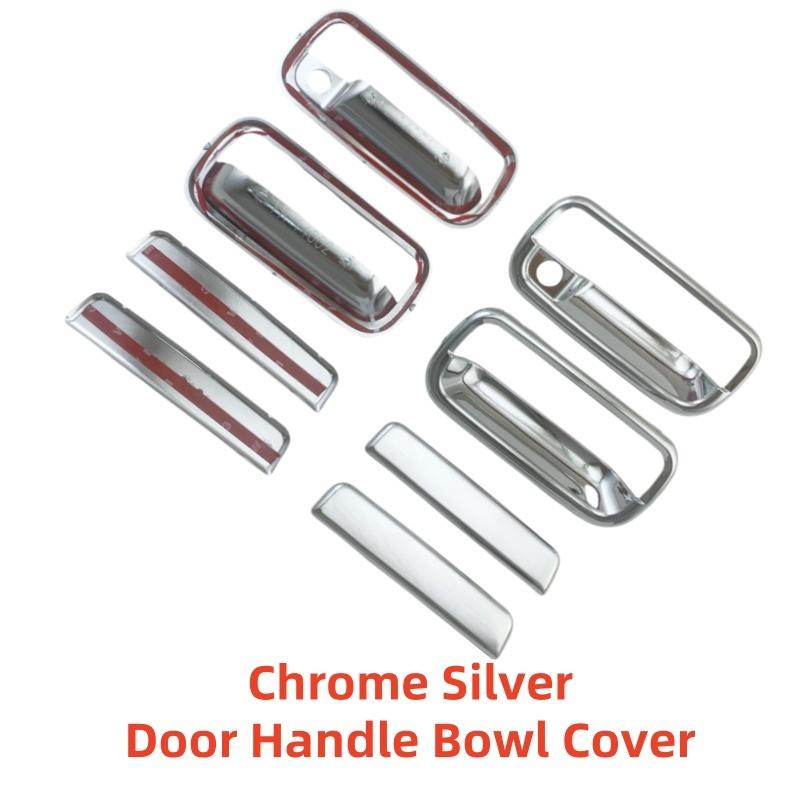 For Toyota Land Cruiser LC80 FJ80 1990 1991-1998 New Car Abs Chrome Accessories Plated Door Handle Bowl Cover Trim Paste Style