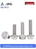 Stainless Steel 304 Serrated Hex Flange Bolt Anti-Slip M5-M12