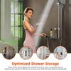 Shower Organizer Shower Shelf Organizer Rack No Drill Space-Saving Stable Basket For Conditioner Shampoo Home Storage
