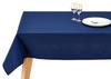 Blooming Nakanishi Tablecloth, Delicious Color (Eggplant (Navy) / 130 X 230 Cm), Water-repellent, Rectangular, Plain, Washable (Water-repellent Finish