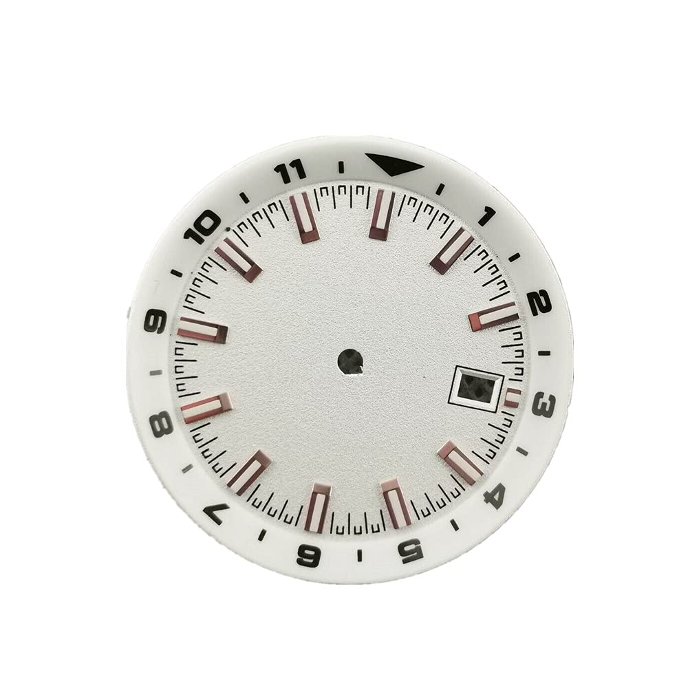 

Steel C3 Green Luminous Watch Dial Automatic Movement Accessories for Seiko NH35 NH35A 36.5MM белый