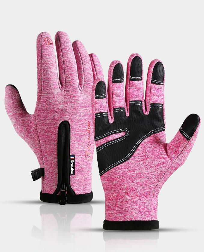 Cycling Outdoor Sports Fleece Warm Men's and Women's Touch Screen Non-slip Motorcycle Bicycle Fishing Gloves