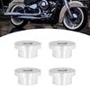 4Pcs Billet Handlebar Riser Bushing   CNC T6 Aluminium Alloy Accessory Set Kit for
