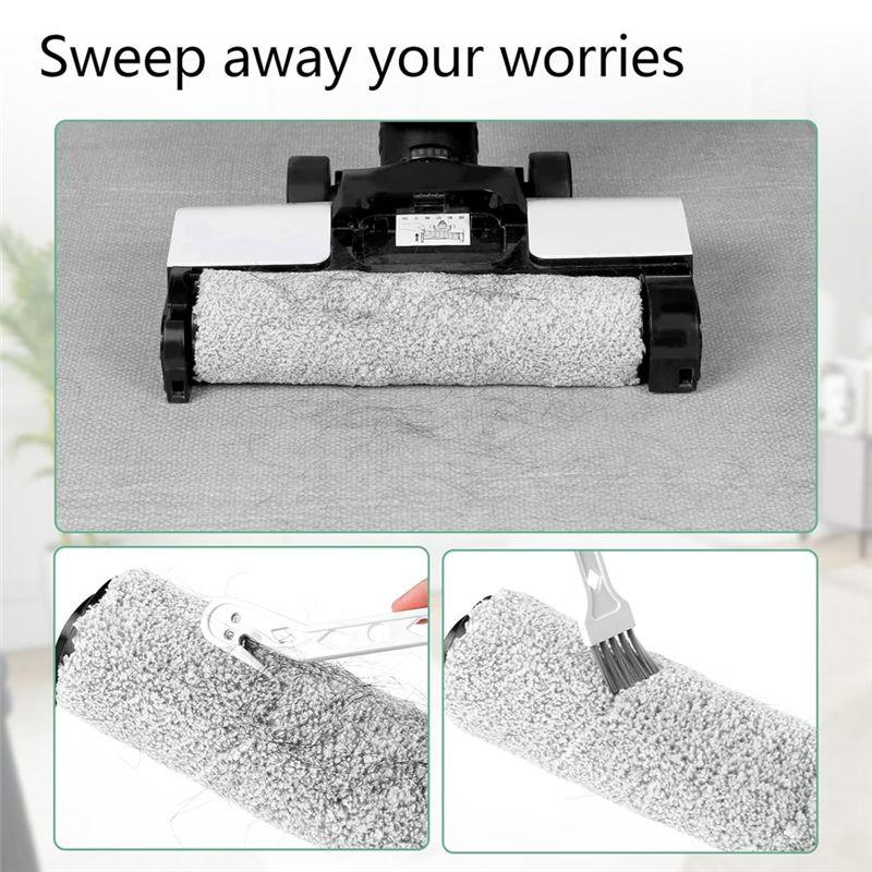 AEE4-Brush Rollers And HEPA Filter For Tineco Ifloor 3 And Floor One S3 Cordless Wet Dry Vacuum Cleaner Replacement Parts