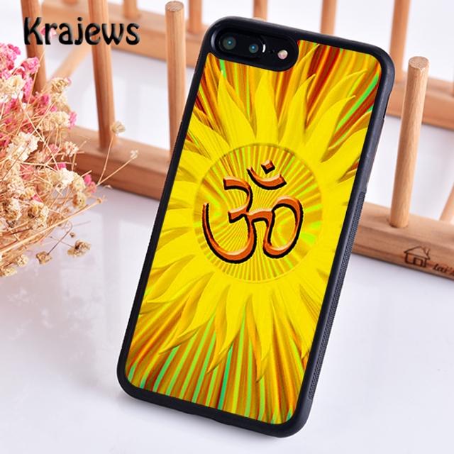 Krajews Aum Om Namaste Symbol Zen Yoga Soft Phone Case For iPhone 14 5 6s 7 8 Plus X XR XS 11 12 13 Pro Max Samsung S21 S22ultra