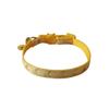 New Pet Dog Collar with Star Moon Pattern Gold Plated Buckle and Bell for Cats Dogs  Dog Harness and Leash Set Dogs Accessoires