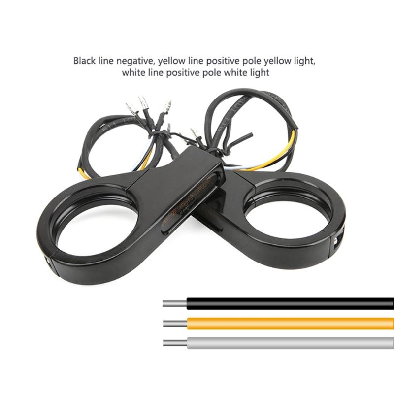 Sequential Flowing Indicator Motorcycle LED Running Turn Signal Light Waterproof