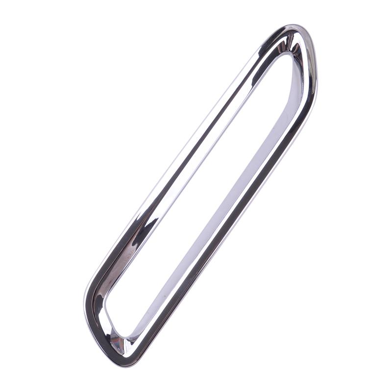 1 Pair Rear Bumper Fog Light Reflector Cover Trim Frame Bezel Surround Silver Fit for Toyota Sienna 2011 2012 2013 2014-