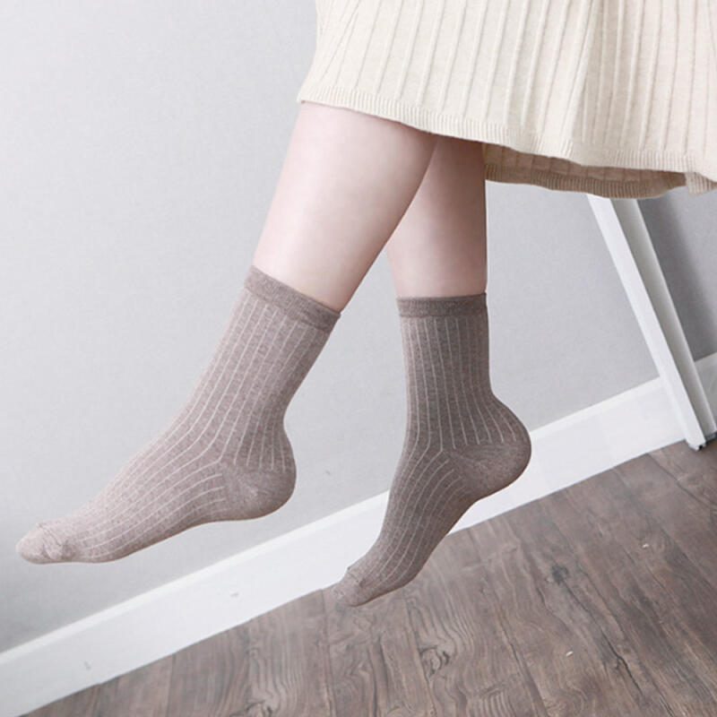 Domestic 24 Women's Daily Golji Mid-Calf Socks (5 Pairs)