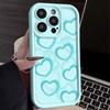 Colorful Love Hearts Pattern Shockproof Phone Cover For iPhone 16 Pro Max 15 Pro 14 13 12 11 XS XR 8 7 Lens Protection TPU Soft Silicone Bumper Cover