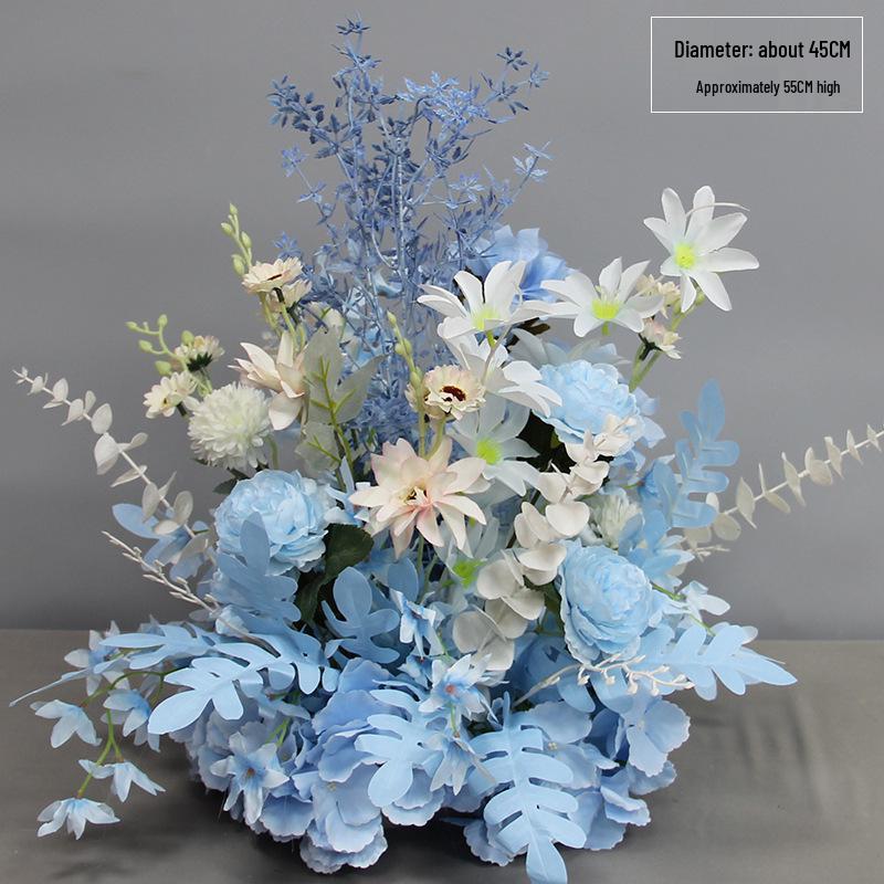 Artificial Wedding Aisle Flowers: Hotel Table Arrangements & Decorative Flower Balls for Stage and Welcome Area