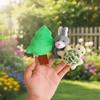 Mini Hand Finger Puppets Fairy Tales Cartoon Animal Plush Dolls Brain-boosting Cloth Material Puppet Theater for 3 Pcs/4Pcs