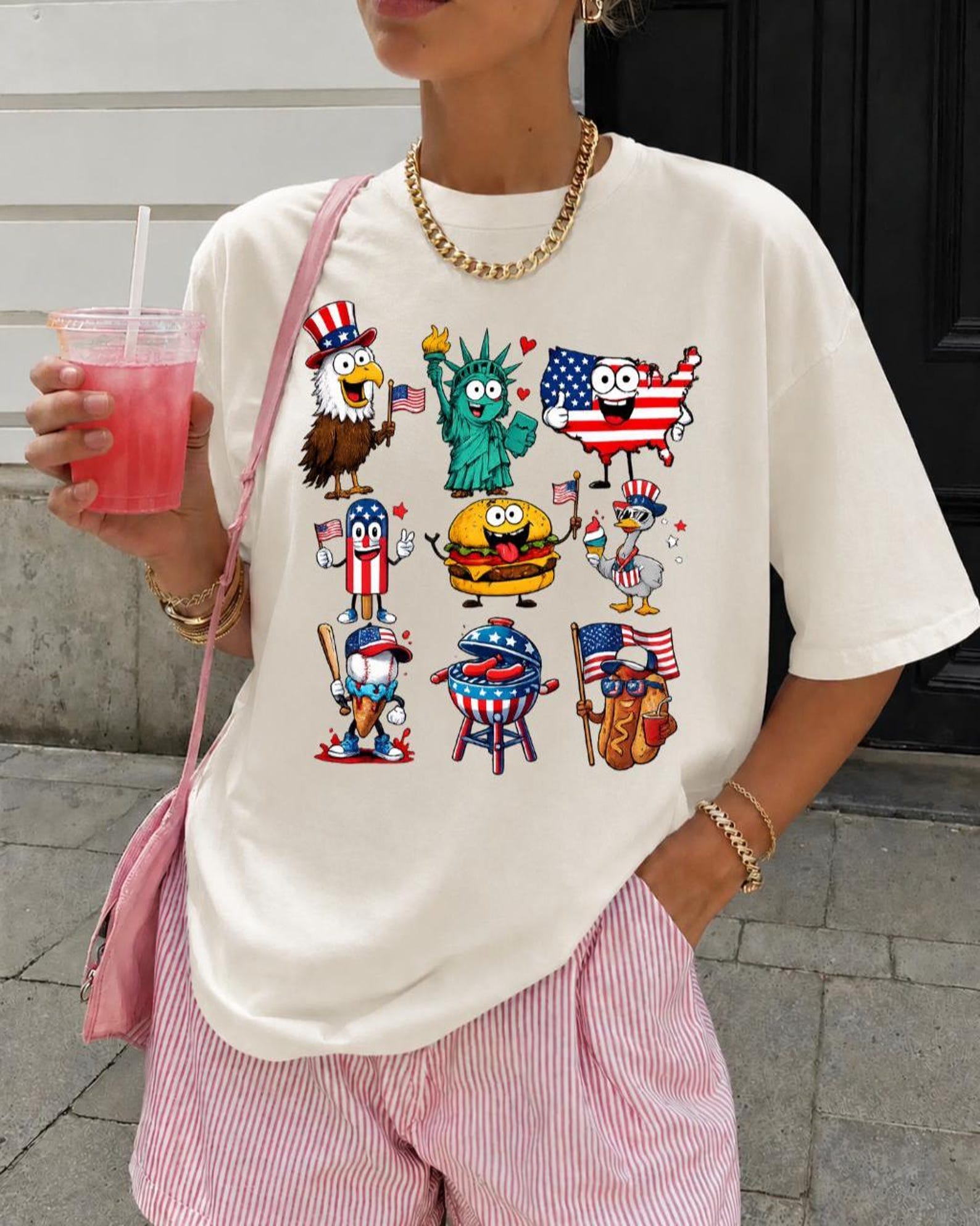 Comfort Coors Patriotic Doodle, Fourth of 4th July Shirt, Hotdog American Flag Shirt , American Shirt, Funny 250th shirt, Hot Dog Shirt 4XL