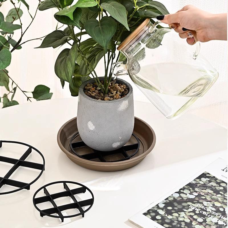 Flower pot bottom pad tray pad anti-rot root tray high base pad shelf bracket ventilated and breathable flower pot pad