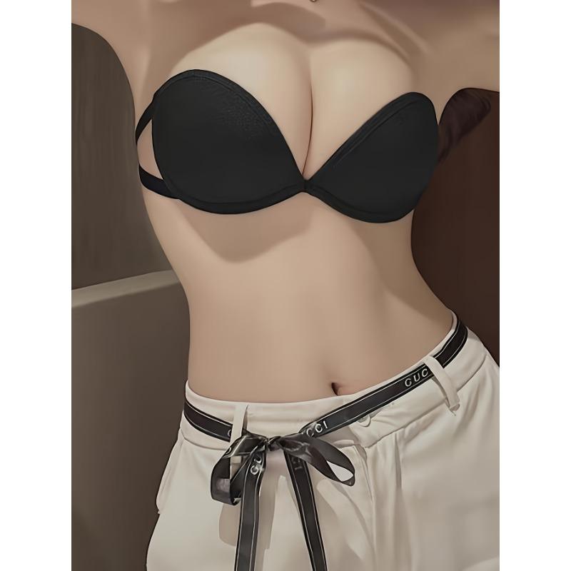 Japanese Sexy Strapless Bra Invisible Push-up Non-slip Backless Strapless Wedding Dress Bra