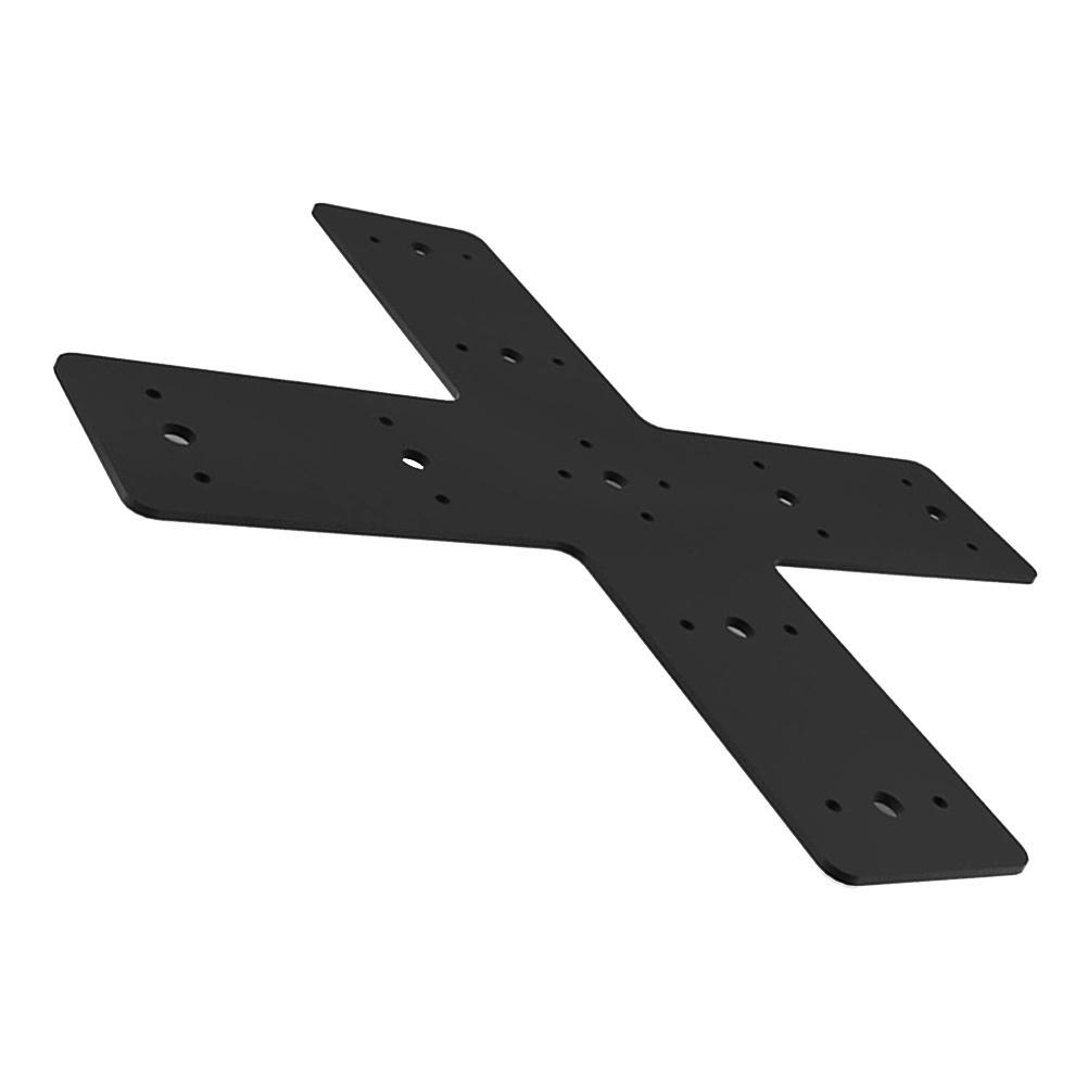 Placa de Reparación Metálica de Alta Resistencia Escuadra de Refuerzo en Forma de Cruz para Techos Paneles de Pared Placa de Montaje Acero Inoxidable