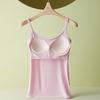 Spring New Style of Halter Top with Breast Pad and Sleeveless Top Inside