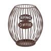 Storage Rack Ironwork Coffee Shop Counter Display RackCoffee Capsule Storage