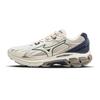 Mizuno Halo Mix Comfortable Versatile Non-Slip Durable Support Low-Top Running Shoes Women Sneaker Gray Blue D1GH240818
