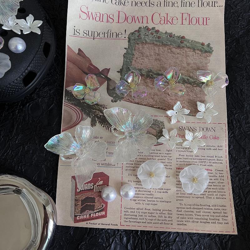 14 шт. Y2K Милые Градиентные Цвета Бабочка Цветок Шармы для Обуви Фея Акриловые Пряжки для Обуви Девичье Украшение для Обуви 14Pcs