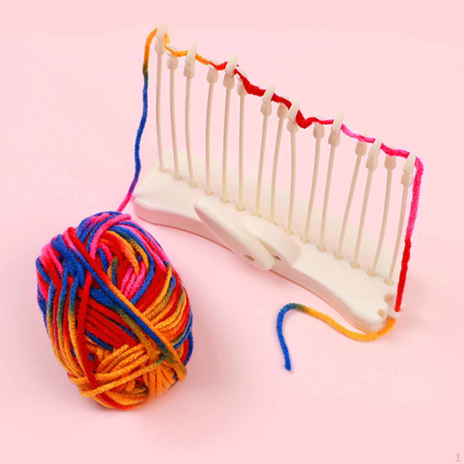 

Knitting Loom Kit,DIY Yarn Weaving Kit Adults Making Tool Handcraft with for