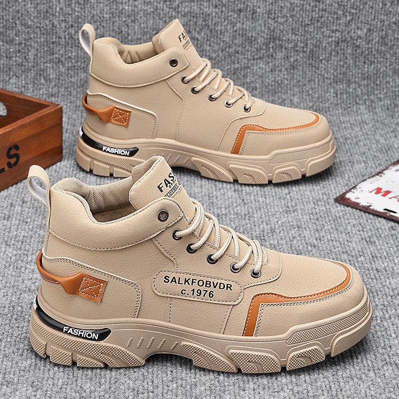 Fashion New high quality men work shoes leisure sports hiking boots outdoor sports comfortable non-slip wear-resistant men casual shoes