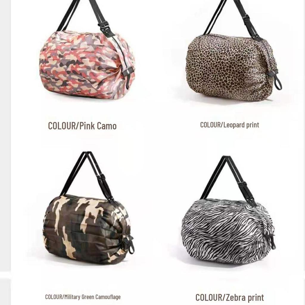 Faltbare Einkaufstasche aus Canvas: Tragetasche, Schulter- und Umhängetasche mit großem Fassungsvermögen für Lebensmitteleinkäufe