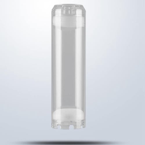 Swagell 3x 10-inch Reusable Empty Clear Cartridge Water Filter Housings, Various Media Refillable