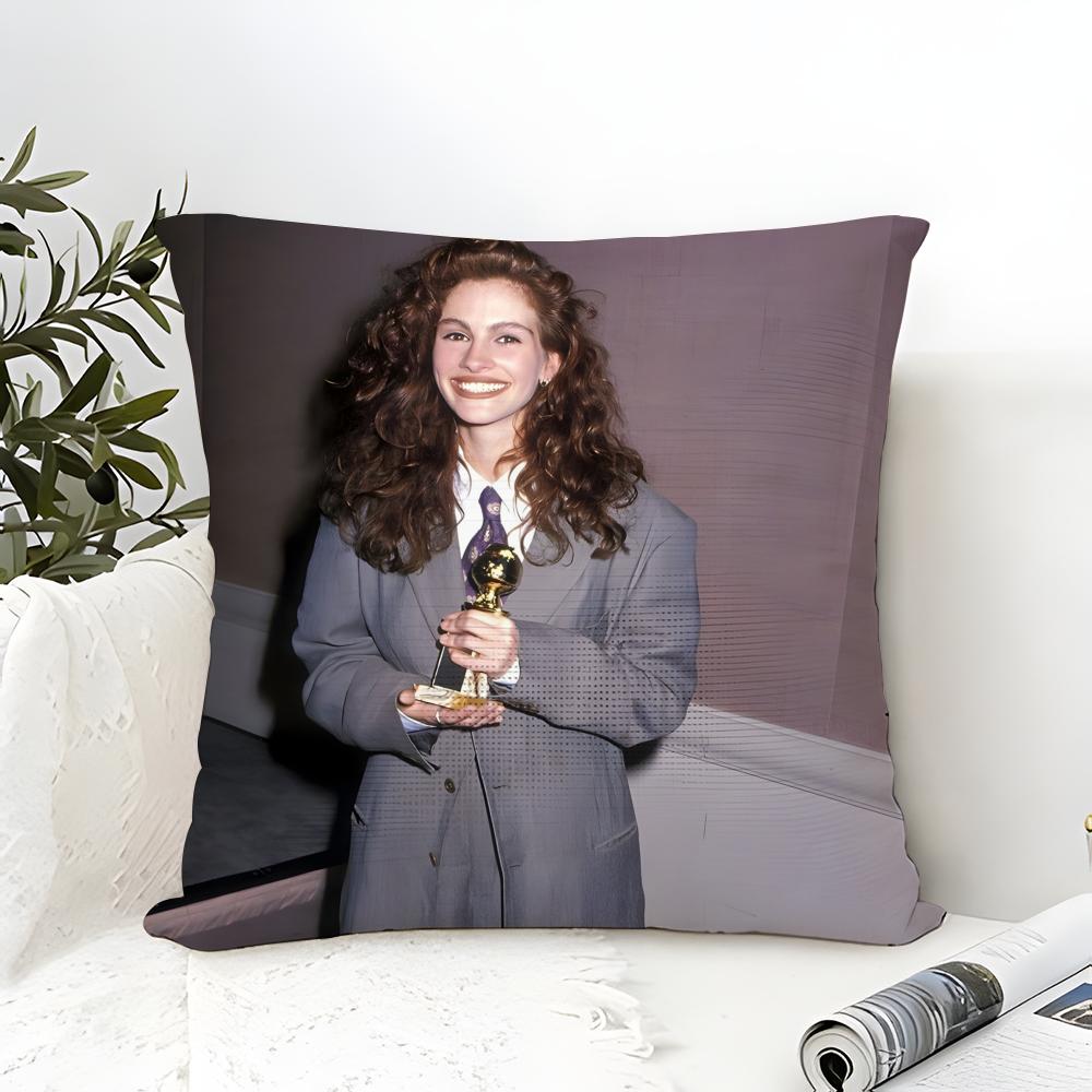 Hot American Actor J-Julia Roberts Pillow Case linen pillow case sofa home decor cushion cover cushion cove