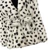 OFTBUY 2024 Real Natural Rabbit Fur Short Coat Leopard Belt Winter Jacket Women Thick Warm Elegant Outerwear Streetwear Fashion