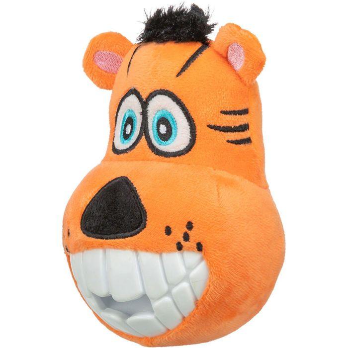Jouet peluche - TRIXIE - Tigre - Orange/Blanc - Doux - Lavable en machine