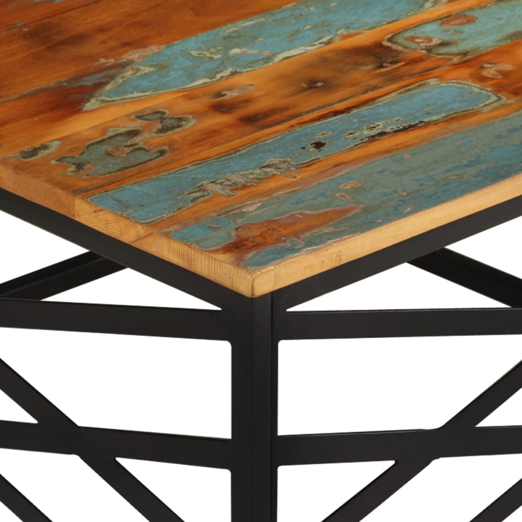 Vidaxl Coffee Table, 68X68X35 Cm, Solid Reclaimed Wood