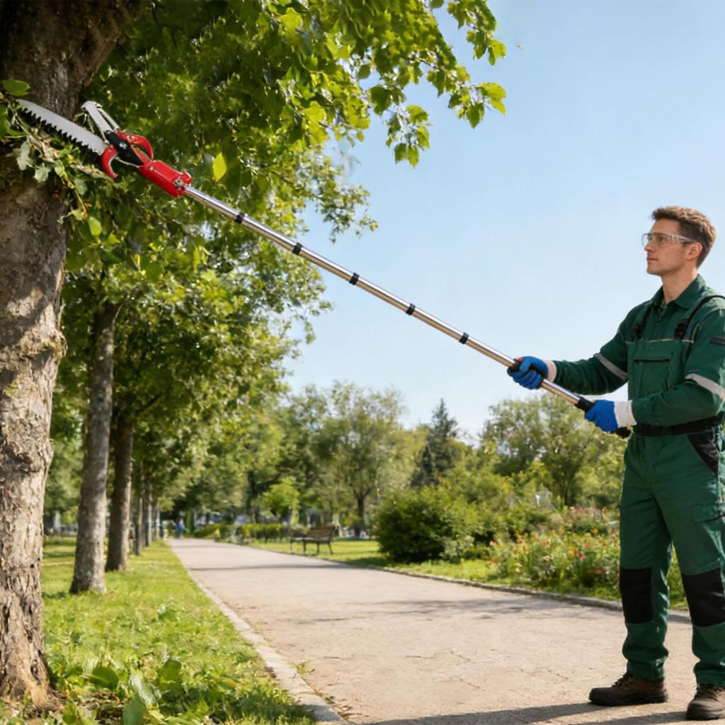 Tree Pruner Pole Saw Lightweight Trimmer Scissors Extendable Tree Pruner For Backyard Orchards Flowers Vineyards Large Farmlands