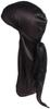 BERUKO 2-piece Do-rag Hip Hop Bandana Dance Dancer Turban Pirate Cap Lightweight (black, white)