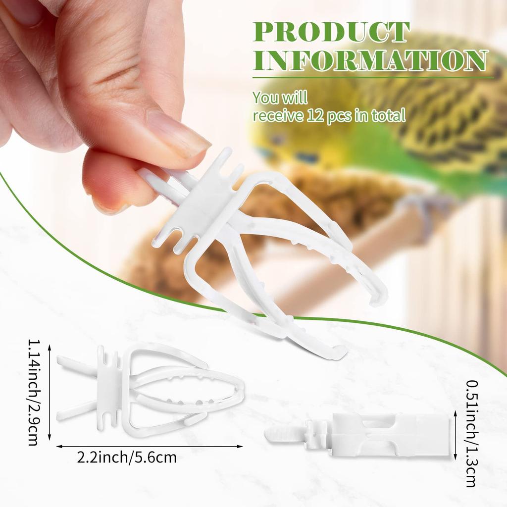 6ks Držák na krmivo v ptačí kleci, držák na papoušek na ovoce a zeleninu držák na klec, držák na krmivo pro zlatého medvěda