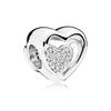 New White Love Is Forever Clover Family Tree Diy Bead Fit Original Charms Silver 925 Bracelet For Girl Fashion Jewelry