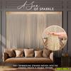 Ave Split Decorative Door String Curtain Wall Panel Fringe Window Panel Drapes Room Divider Blind Divider Tassel Screen Home 300cm*300cm