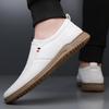 High quality trendy British business casual driving shoes with breathable sleeves and low top for men