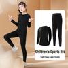 Set Base Layer Sportivo Asciugatura Rapida per Ragazze con Collant Caldi - Tuta da Allenamento Autunno/Inverno
