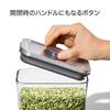 OXO Plastic Storage Stainless Steel Pop Kitchen Storage Dry Mini Container, Airtight, 0.2L, Container, (Food, Condiments, Goods, Moisture-Proof),