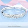 925 Sterling Silber Original Designer Pfau Öffnung Bildschirm Armbänder Armreifen Für Frauen Mode Hochzeit Schmuck Einstellbar Geschenk