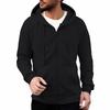 Men Full Zip Up Sweatshirts Long Sleeve  Pullover Tops Casual  And Tall Jackets With Pockets