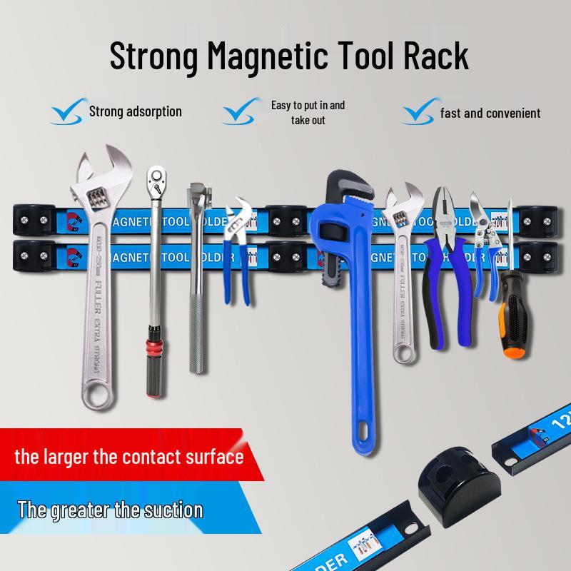 Magnetyczny Stojak do Przechowywania Narzędzi i Noży z Mocnym Chwytem
