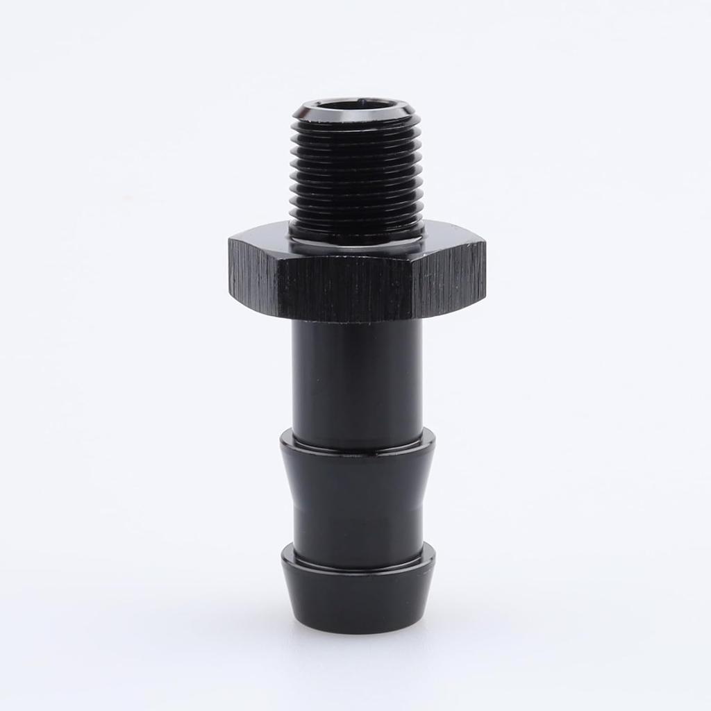 AC PERFORMANCE -10 AN ORB Male to 5/16 Push On Barb Hose Fitting Aluminum | Fuel oil pump inlet adapter