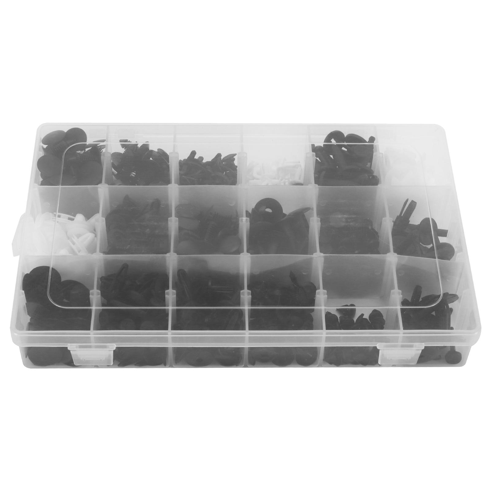 415Pcs Car Push Retainer Clips Assortment Kit Bumper Fasteners with Removers Tools